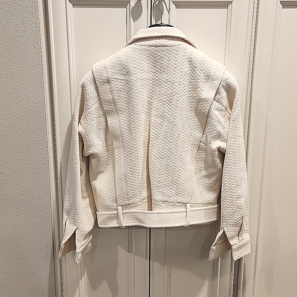 NWT REISS | Clara Wool Blend Biker Jacket - Picture 10 of 12